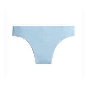J Crew Women's High Rise Bikini Swim Bottom Small Light Blue BF178